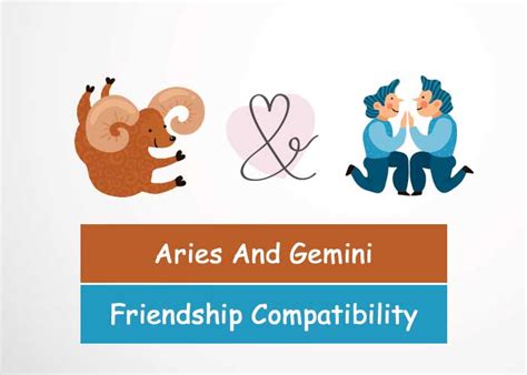 Aries And Gemini Friendship Compatibility Revive Zone