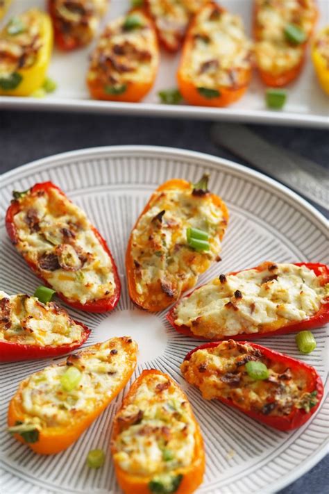Cream Cheese Stuffed Peppers Savored Sips