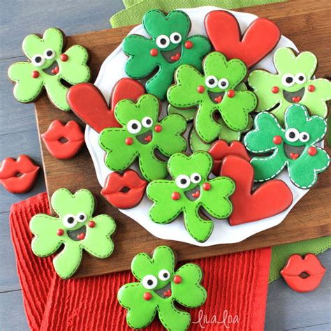 It's time to make sugar cookies, the. Shamrock Sugar Cookies With Royal Icing - cookie ideas