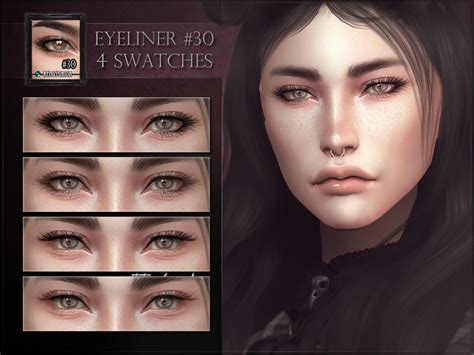 Eyeliner 30 Lashes By Remussirion From Tsr Sims 4 Downloads