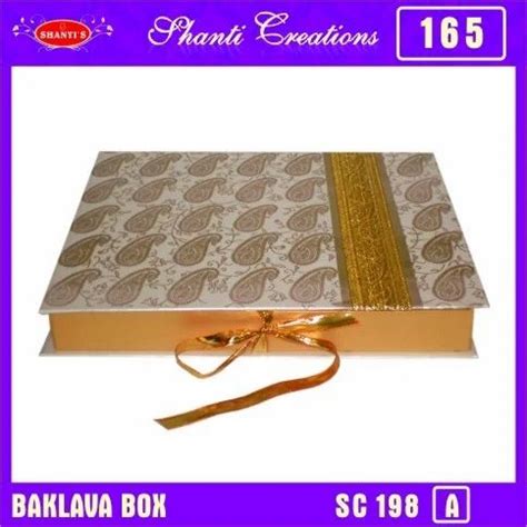 SC 198 Baklava Box At Best Price In Delhi By Shanti Enterprises ID