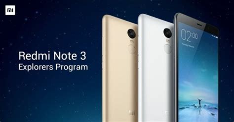 Explore new fingerprint features with redmi note 3. Here's your chance to be the first to try the Redmi Note 3 ...