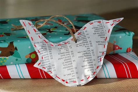 Recycled Newspaper Ornaments Project Christmas Birdies Tutorial