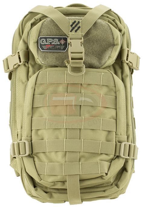 Gps Tactical Bugout Loaded Backpack Medium Size Tan Kygunco