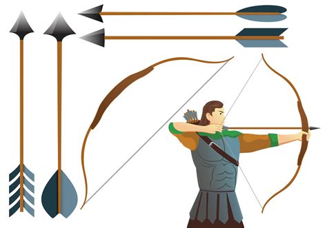 Aim Compound Bow And Archer Vectors 89263 Vector Art At Vecteezy