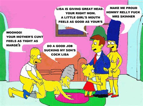 Post 308072 Agnes Skinner Animated Homer Simpson Lisa Simpson Marge