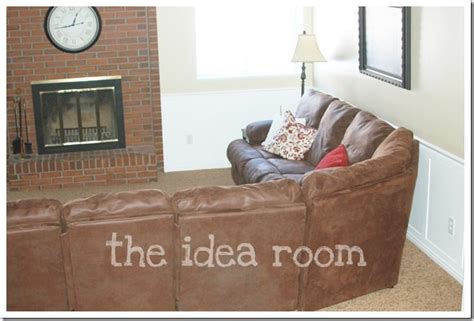 I used 4.5″ spaces between the top and bottom of the boxes (on all walls regardless of gap between boxes). Faux Wainscoting DIY-Version 2 - The Idea Room