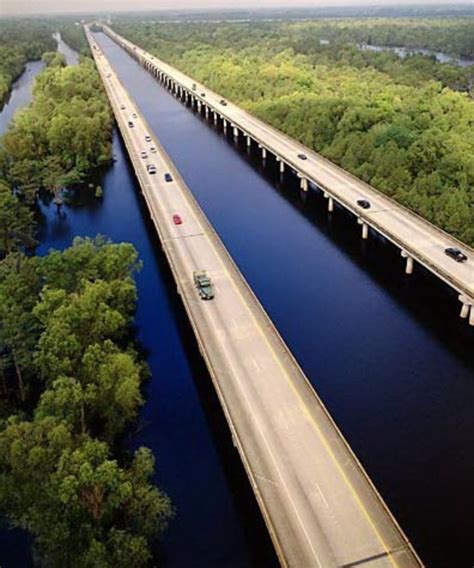 Interstate 10 At Atchafalaya Basin Near Henderson East Of New Orleans