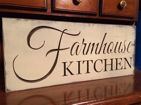 Custom Carved Wooden Sign Farmhouse Kitchen Etsy Custom Carved