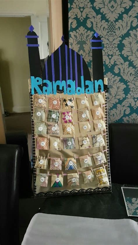 Ramadan Advent Calender Made By Me And My Son 💙