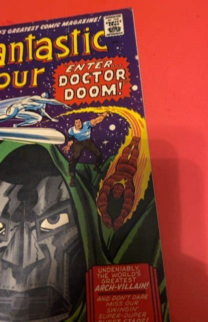 Fantastic Four 57 1966 Doctor Doom Cover~silver Surfer~inhumans