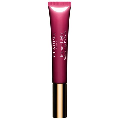 clarins instant light natural lip perfector tube 08 plum shimmer 12ml £23 24 lips
