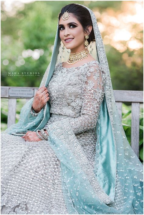 Light Blue Valima Dress Blue Bridal Dress Pakistani Bridal Dresses