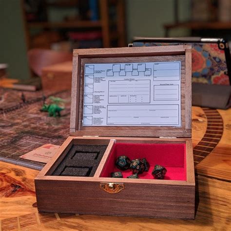 Dungeons And Dragons Dice Box Dnd Dice Box Dungeons And Dragons Rpg