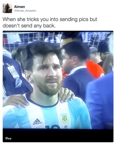 no send back crying messi know your meme