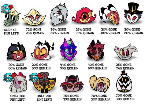 Hazbin Hotel Helluva Boss Updates On Twitter Here Are All The Pins In