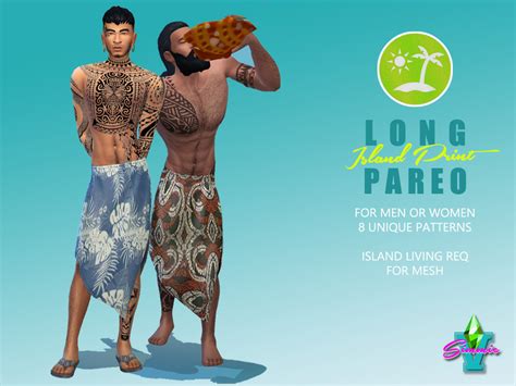 Bear Totem Tropical Skirt Sims Stories Master Tailor Play Sims Mod