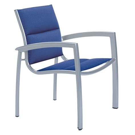 Tropitone South Beach Padded Sling Dining Chair 240524ps