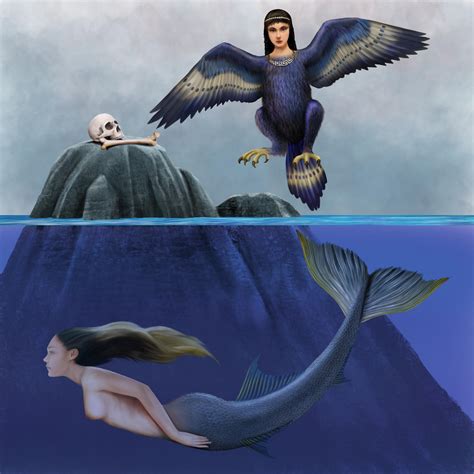 Siren And Mermaid By Cisiopurple On Deviantart