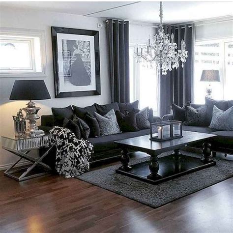 30 Dark Grey Living Room Ideas