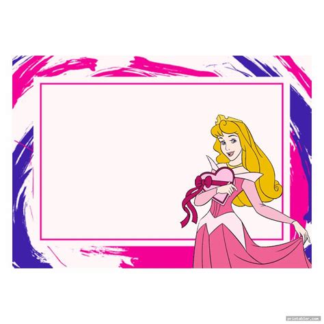 Disney Princess Printable Cards