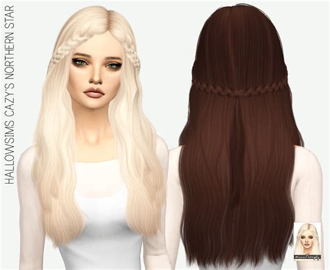 Sims 4 Cas Hair Cc Blonde Streaks Aspenbap