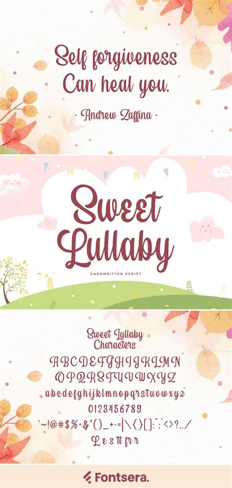 Sweet Lullaby Font Fontsera Lullabies New Fonts Web Font