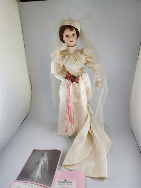 Ashton Drake Galleries Porcelain Doll Bettys 1930s Wedding Dress