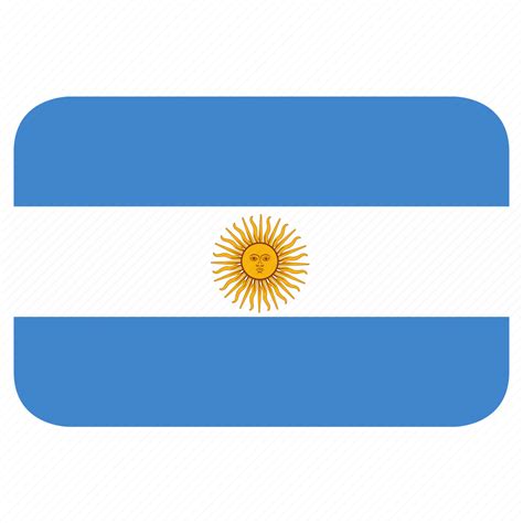 Argentina, round, rectangle icon - Download on Iconfinder
