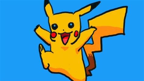 Pokémon Pikachu Animated Drawing Time Lapse Video Youtube