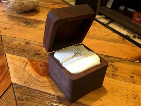 Velvet ring box ring boxes little boxes burgundy wedding vintage inspired raspberry im not perfect fine jewelry engagement rings. Man creates DIY engagement ring music box to propose - ABC News
