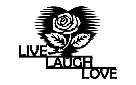 Live Laugh Love Art Free Dxf File For Free Download Vectors Art