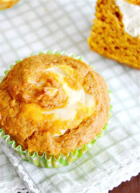 Pumpkin Cheesecake Muffins — Dels Cooking Twist
