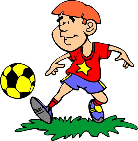 Chico Fútbol Niño Gráficos Vectoriales Gratis En Pixabay Pixabay