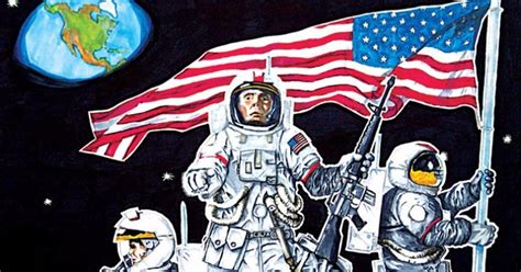 la carrera espacial a través del arte y la propaganda