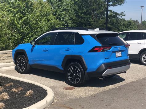 Someone Asked For A Picture Of A Rav4 Adventure In Blue Flame With Ice