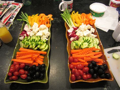 DIY Catering Tip Vegetable Trays Assorted Crudites With Dipping Sauce
