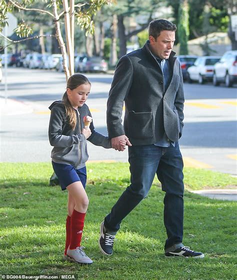 Ben Affleck Holds Hands With Daughter Seraphina 10 As He Treats Her To Ice