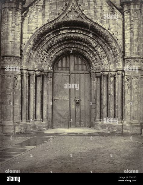North Door Durham Cathedral Stock Photo Alamy