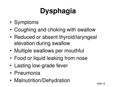Ppt Dysphagia In The Elderly Implications In Long Term Care