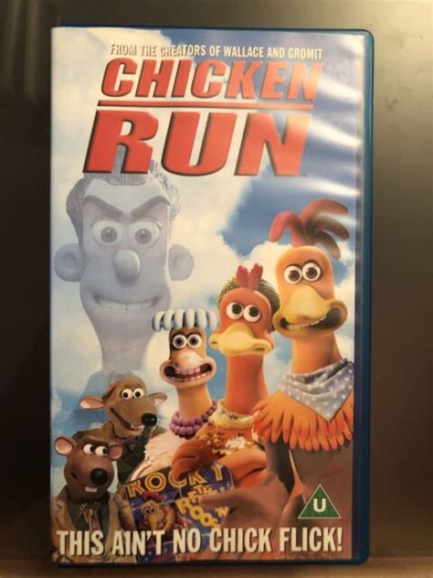 Chicken Run Aardman Dreamworks Pathe Vhs Uk Retail Video Tape For Sale Online Ebay