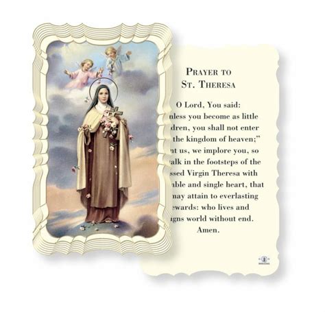Saint Therese Holy Card 50 Pack Buy Religious Catholic Store