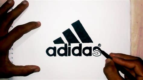 Como Desenhar Logo Da Adidas How To Draw Adidas Logo Como Dibujar My