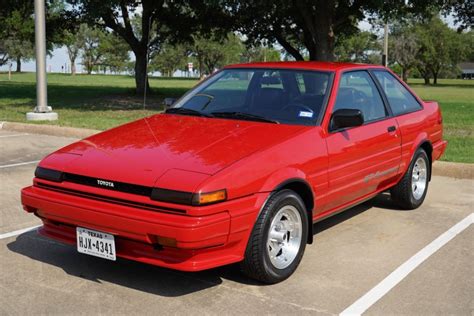 Original Owner 1986 Toyota Corolla Gt S Coupe 5 Speed For Sale On Bat