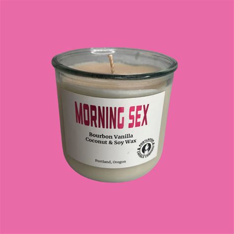 Morning Sex Natural Wax Candle Bourbon Vanilla Fragrance — Portlandia Candle Company