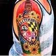 Maryland Sleeve ️ Flag Tattoo, S Tattoo, Sleeve Tattoos, Maryland ...
