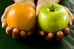 Comparing Apples And Oranges Stock Photos, Pictures & Royalty-Free ...