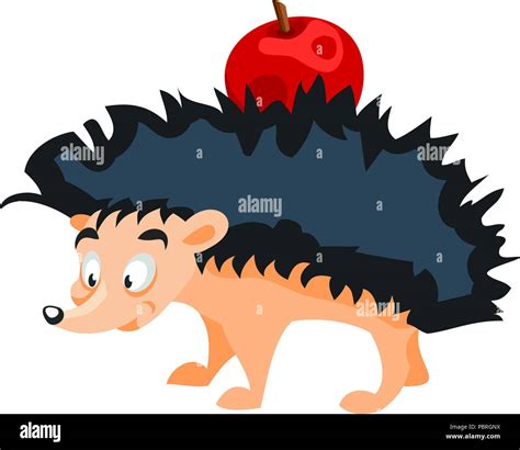 Cartoon Vector Hedgehog Character Stock Vector Image And Art Alamy