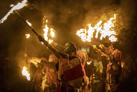 In Pictures Beltane Fire Festival Returns To Edinburgh Bbc News