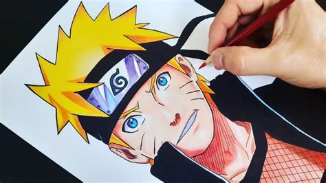 Desenhando O Naruto Speed Drawing Naruto Youtube